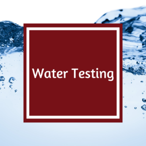 water splashing with icon in the middle